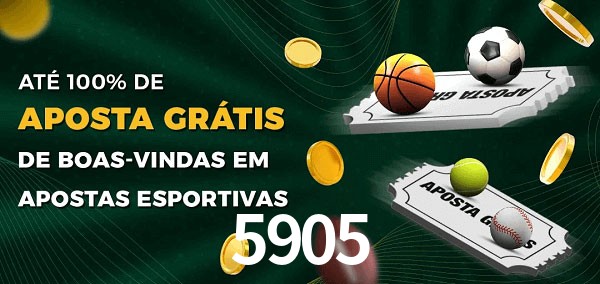 5905 Ate 100% de Aposta Gratis